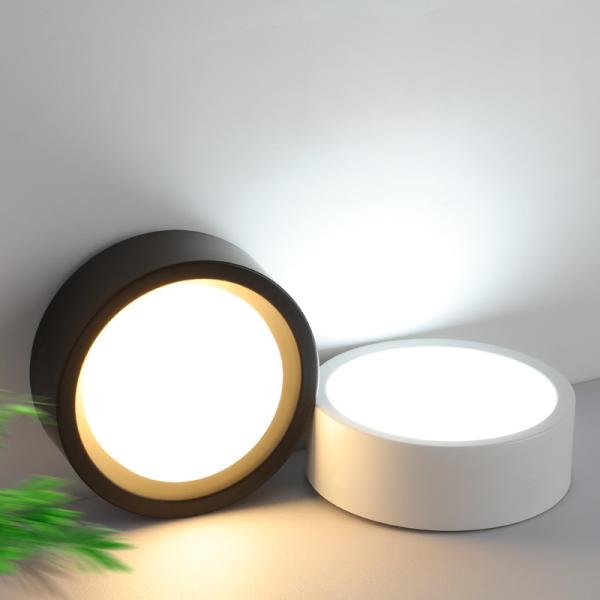 3500K LED Surface Mounted Downlight Cylindrical Surface Mount Led Ceiling Lights