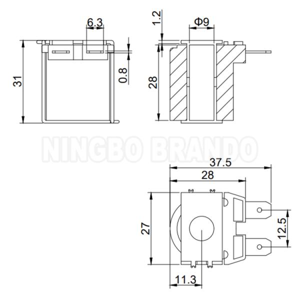 Washer Water Inlet Valve Solenoid Coil Kit For Whirlpool Maytag 110V 24V
