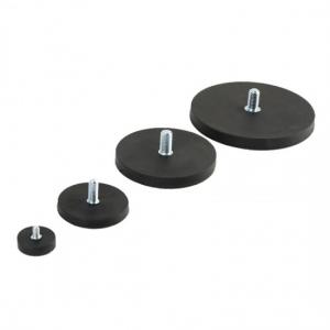 China OEM Rubber Coated Neodymium Magnets NdFeB Non Slip Customized Size on sale