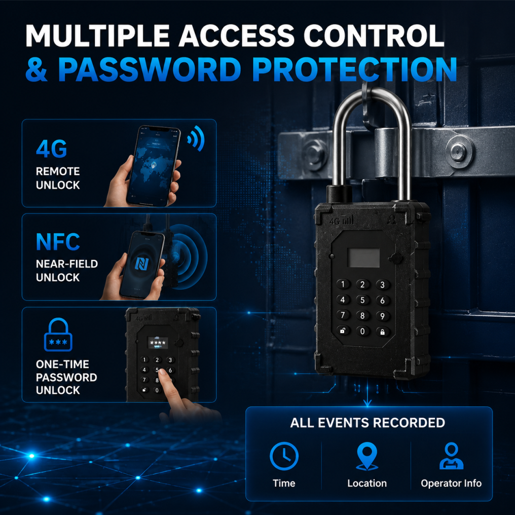 VK16-Pro 4G Smart Logistics Electronic Lock