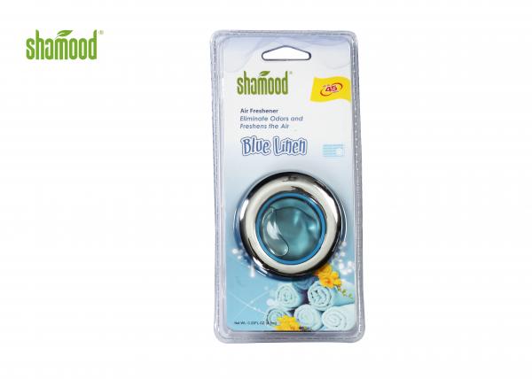 Quality Blue Linen Liquid Car Air Freshener Customized Small Mini Size for sale