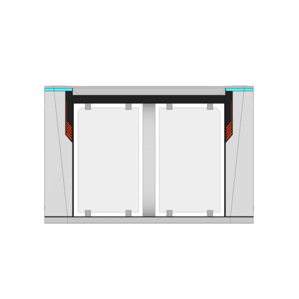 Acrylic Barrier Speed Gate Access Control Gym Turnstile IP65