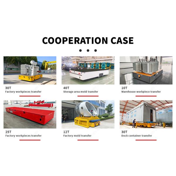 20 Ton Magnetic Navigation Electrical Trackless Transfer Vehicle