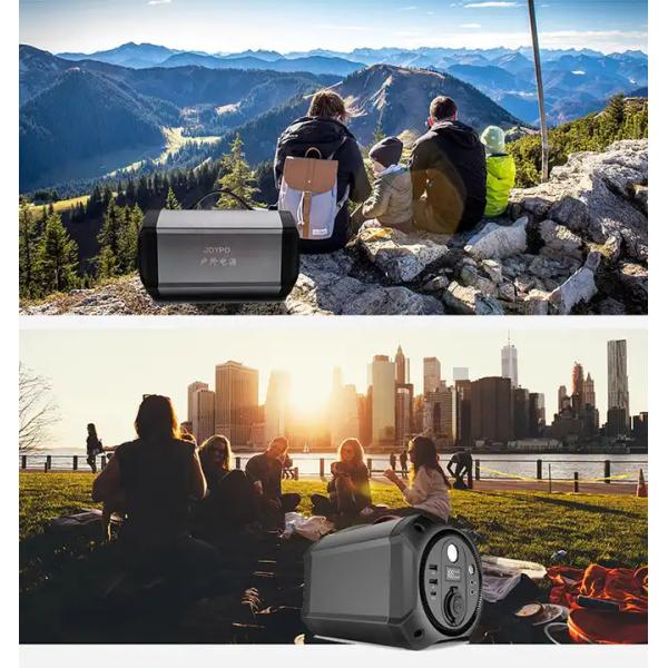 Lightweight Portable Power Solar Generator 300W 490Wh Lithium Ion Battery Power Station