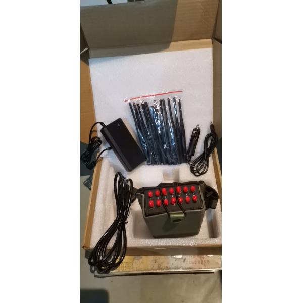 14 Antennas Portable GPS Wireless Signal Jammer Full Bands 12000mAh