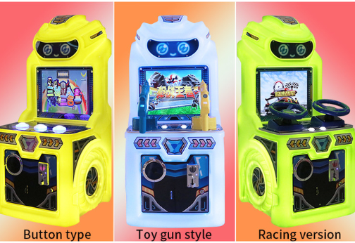 Mini Pusher Coin Operated Joystick Game Machine For Kids 6+ Years Arcade Game