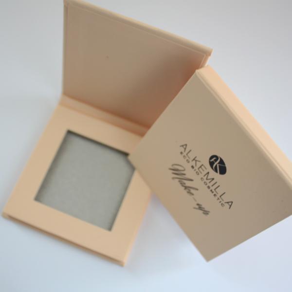 Single Empty Blush Palette Pans Pantone Printing With Soft Touch Lamination