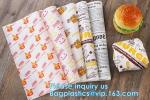 Printed deli food wrapping wax paper wrap Wholesale from China,Butter Wrapping