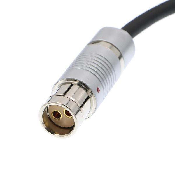 Custom Length Arri Power Cable Fischer 2 Pin Female Plug To Original XLR 3 pin Male