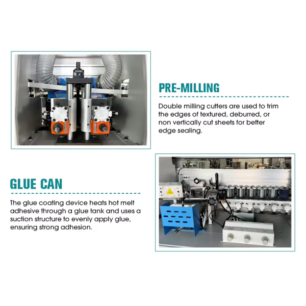 Full Automatic Edge Banding Machine Wood Edge Bander for Wood Panel Processing