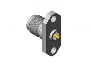 Buy cheap 50Ohm RF 2.92mm Coaxial Connector Stainless Steel Type K Female product