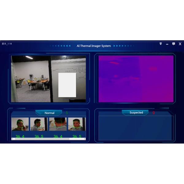 Thermal Imaging IR Camera Fever Screening Gate DC12V