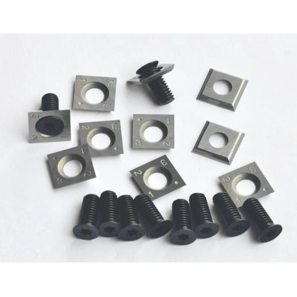 Woodworking Carbide Cutters Inserts 14×14×2.0mm-30° Spiral / Helical Planer Cutter Head