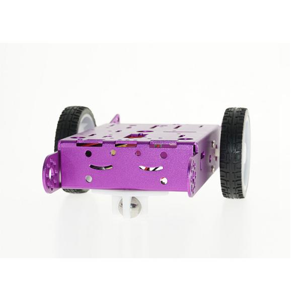 Colorful Aluminum Alloy Arduino Car Robot Electric Car Kit 120mAh DC 6V