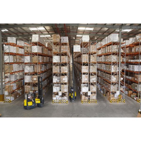 Compact Very Narrow Aisle Industrial Racking For Warehouse Storage