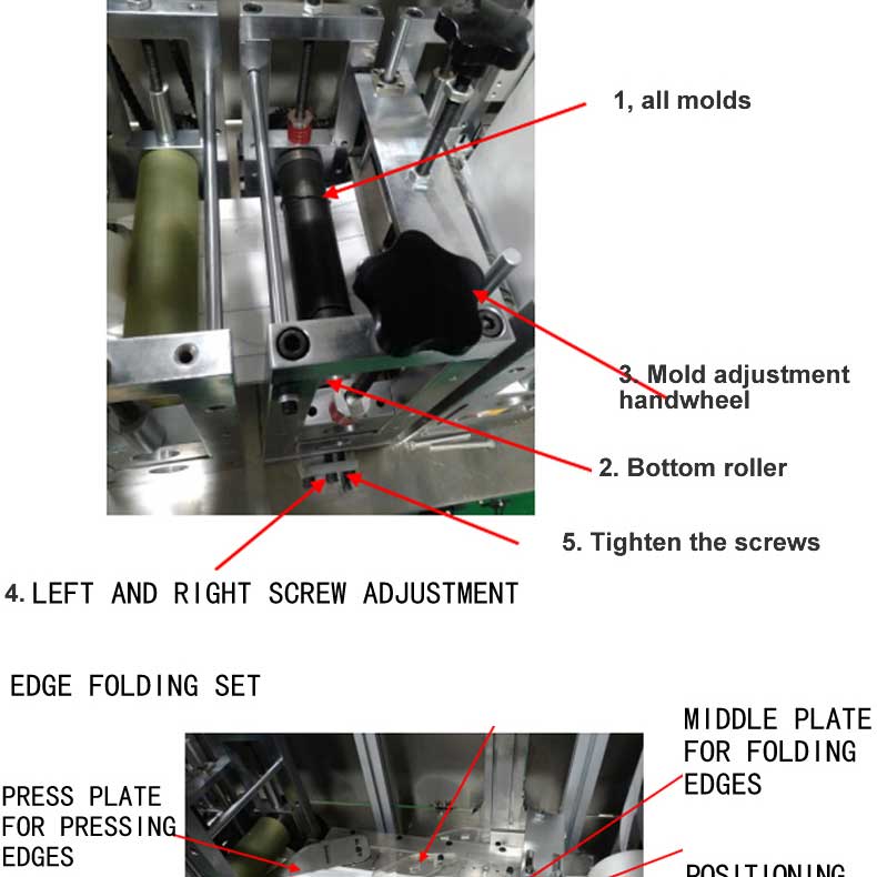 100-120pcs/min Automatic KF94 Face Mask Making Machine Fish-Shaped Mask Machine