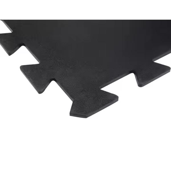 Grid Gym Mat Interlocking Design Anti Fatigue Anti slip Resilient Gym Flooring