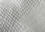 Waterproof Polyester Mattress Fabric , Hometextile Quilted Jacquard Cotton