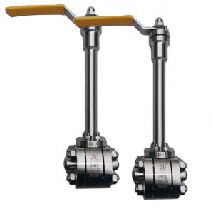 Buy cheap Manual Butt Welding Long Stem SS304 Or Ss316 Customize Pressure Cryogenic Ball Valve product