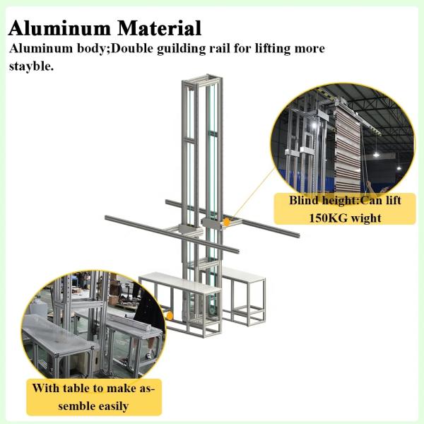 Double Working Position Roller Blinds&Curtain Inspection Hoist
