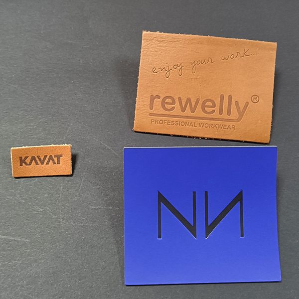 Fashion Custom Vegan Faux Leather Embossed Clothing Purse Private Label Logo for Jeans Metal Leather Labels Patch