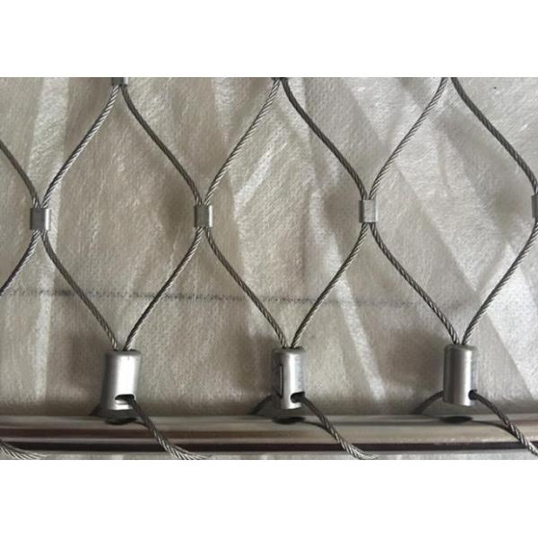 Stainless Steel Wire Rope Net / X Tend Cable Mesh 1.2MM To 3.2 MM 2