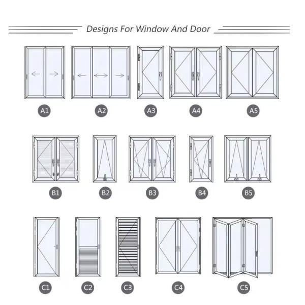 Double Glass Plastic PVC Sliding Windows House Windows With Mosquito Net