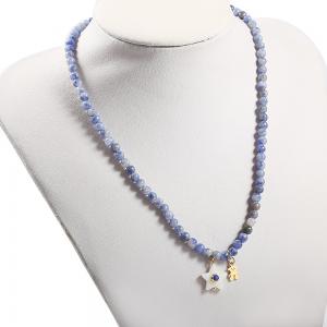 Buy cheap Star Pendant Gemstone Beaded Necklaces Pearl For Engagement Wedding product