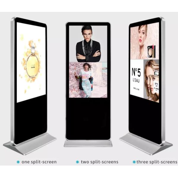 Full HD Ultra Slim Touch Screen Advertising Displays Wifi 3G 4G IR Remote Control