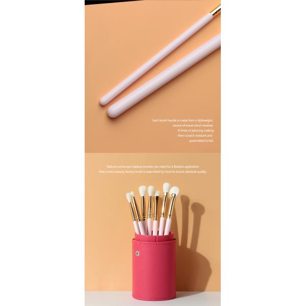 ODM Handcrafted Eyeshadow Blending Brush Set With Aluminum Ferrule