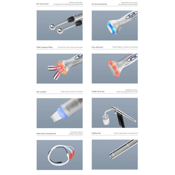 9-in-1 Diamond Peel Machine with Water Oxygen Jet for Aqua Dermabrasion Deep cleansing Skin Tightening and Linghting