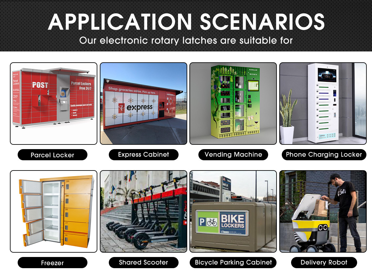Electric Hidden Motor Logistics Locker Vending Machine Latch Express Cabinet Lock