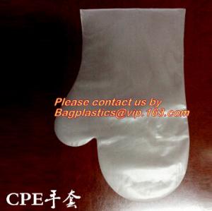 Buy cheap Wholesale gloves transparent plastic glove disposable clear pe medical glove,Food grade Oil resistant Glove PE CPE Dispo product