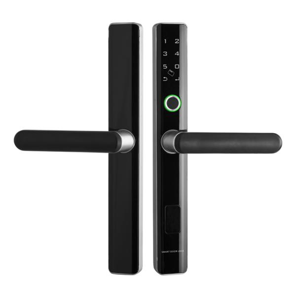 Tuya App Control Intelligent Smart Door Lock Phone Fingerprint Code Open For Home Security