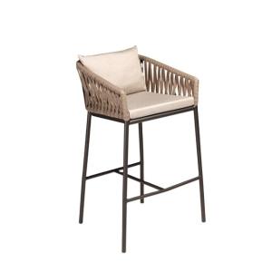 Buy cheap 98cm Height 52cm Depth Wicker Breakfast Bar Stools UV Resistant product