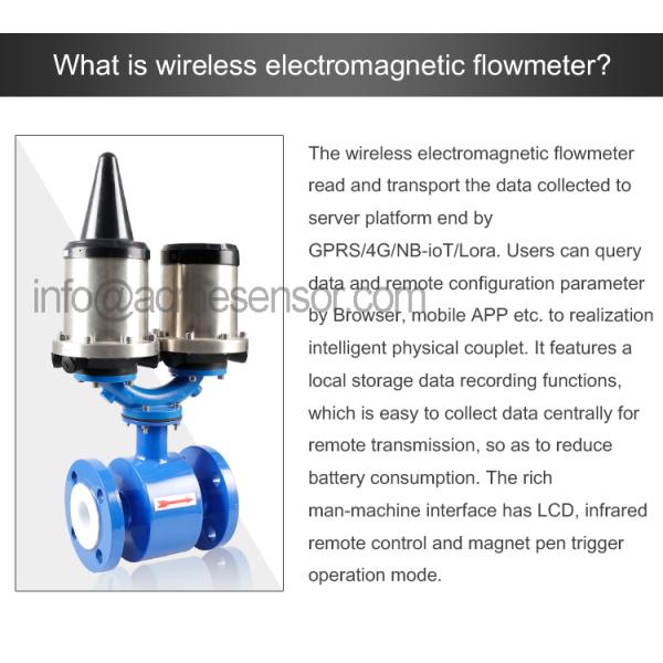 Digital Electromagnetic Flowmeters Waste Water Electromechanical Flow Meter