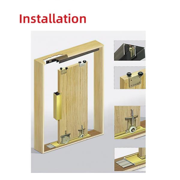 8.5cm*11cm Sliver Soft Close Sliding Wardrobe Door Rollers for Easy Installation