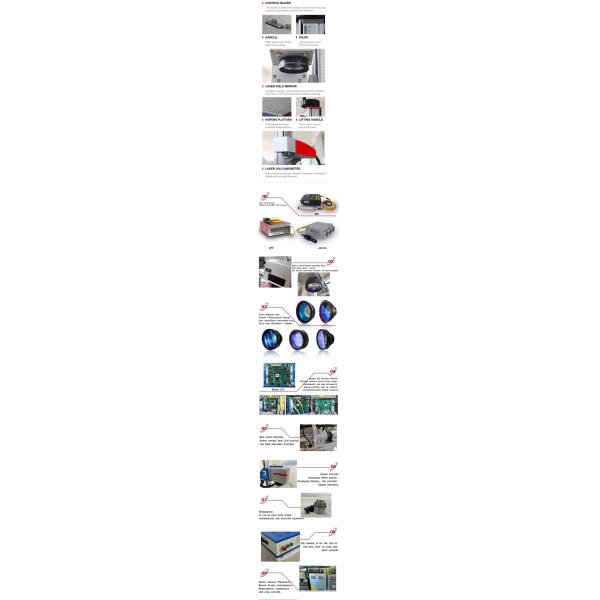Excellent 10W/20W/30W/50W Mopa Fiber Laser Color Laser Marking Machine for Colorful Marking by RAYCUS