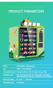 China Automatic coin combination tea snacks, drinks vending machine on sale