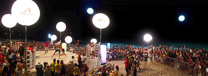 800 W Inflatable Led Light , Event Balloon Led Lantern Lights For Wedding Use 0