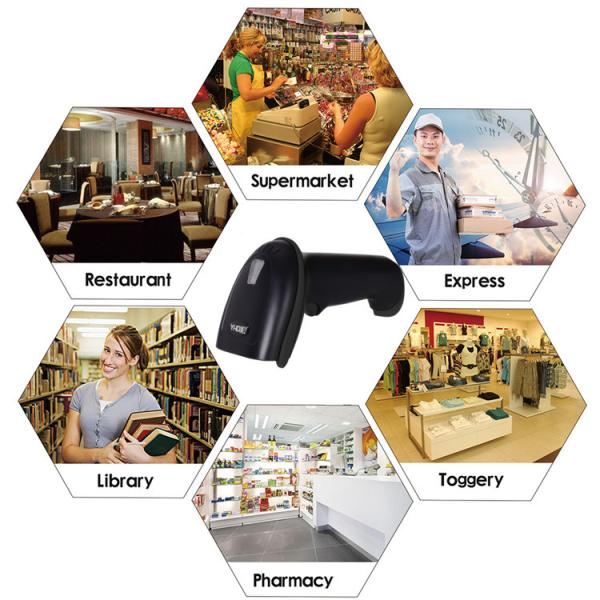 Automatic Sensing USB 2D Barcode Scanner With Stand For Windows Android IOS Tablets