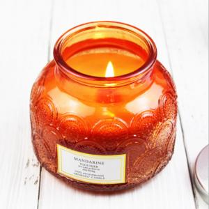 Carving Decorative Pattern Home Scented Candles Customized Fragrance