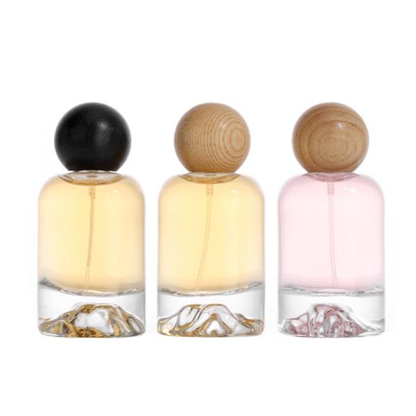 Custom Crystal 30ml 50ml Glass Perfume Bottles | Luxury Hand-polished Gold-stamped Logo | B2B Wholesale