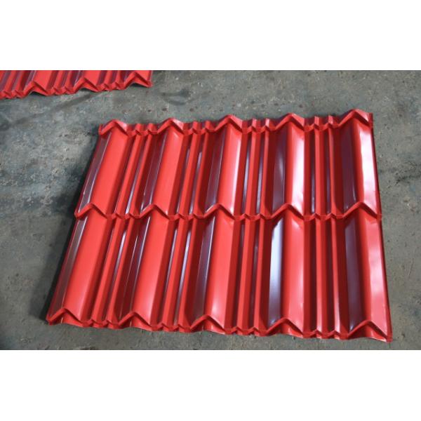 Professional Glazed Tile Roll Forming Machine PLC Control For Floor Decking