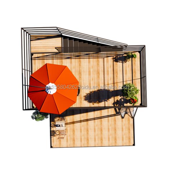 Modern Design 20 Foot Extendable Container House Flat Pack Steel Frame Modular Home Prefab Sandwich Panel Shipping