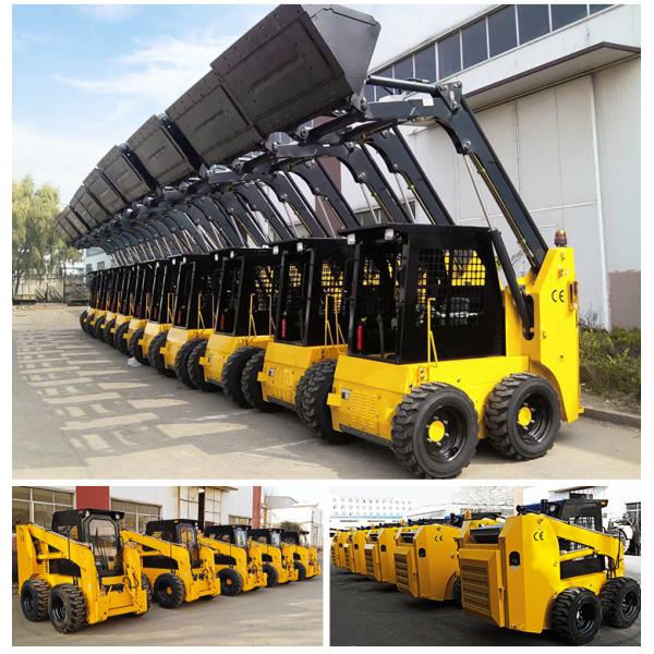All Terrain Skid Steer Loader With Cummins B3.3 Engine Easy To Maneuver