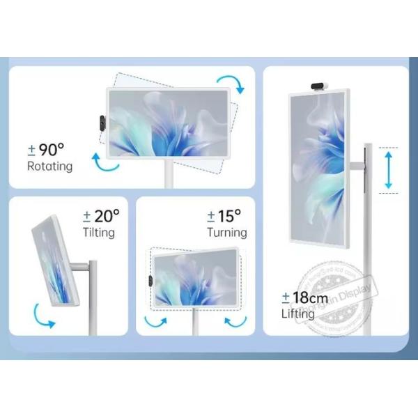 Stand By Me TV 21.5 27 32 Inch Smart Touch Screen Portable Movable Rechargeable LCD Smart TV