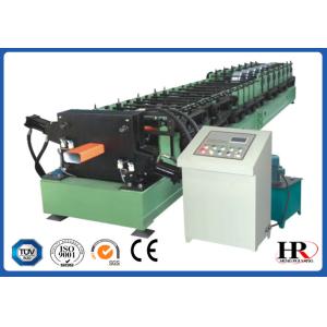 Rectangular Gutter Roll Forming Machine , Roll Forming Equipment