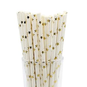 Durable Thick Paper Drinking Straws Reusable FDA Approved No Pulluting