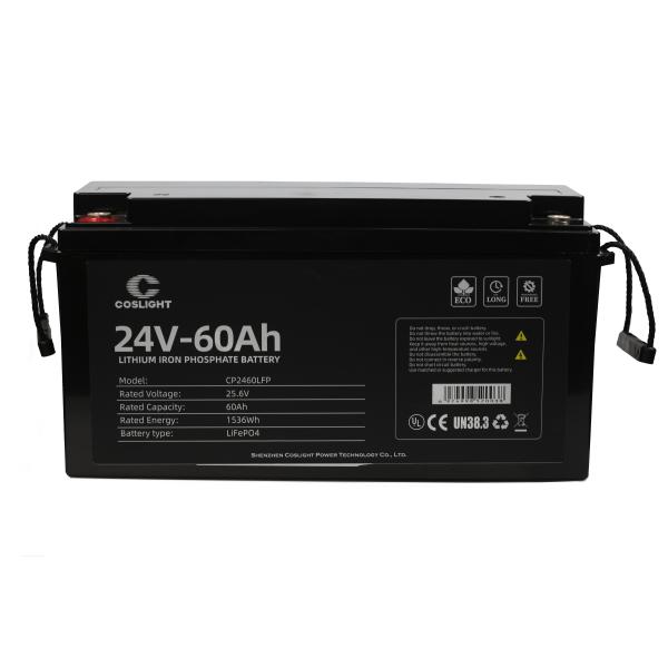 24V 60Ah Rechargeable Lifepo4 Lithium Batteries Solar Wind Power System